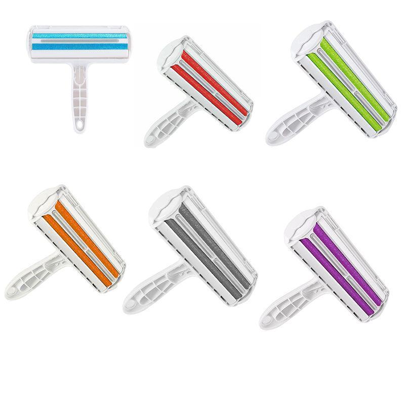 Pet Hair Remover Brush Dog Cat Fur Cleaning Roller Reusable Self Cleaning Tool