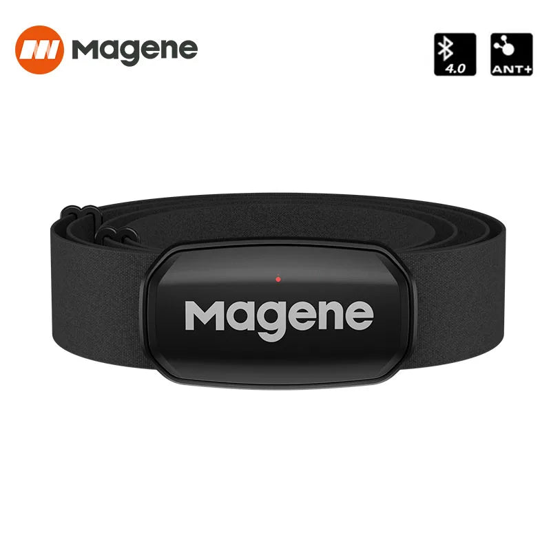 Magene H303 Bluetooth and ANT Dual-Mode Heart Rate Monitor with Chest Strap for Cycling and Sports