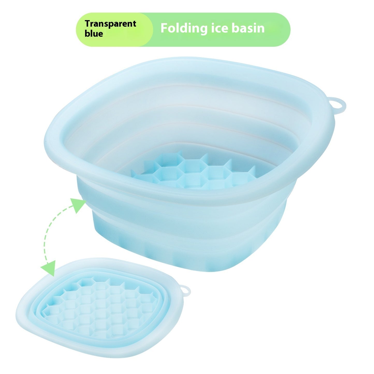 Silicone Folding Basin Ice Tray Ice Facial Care