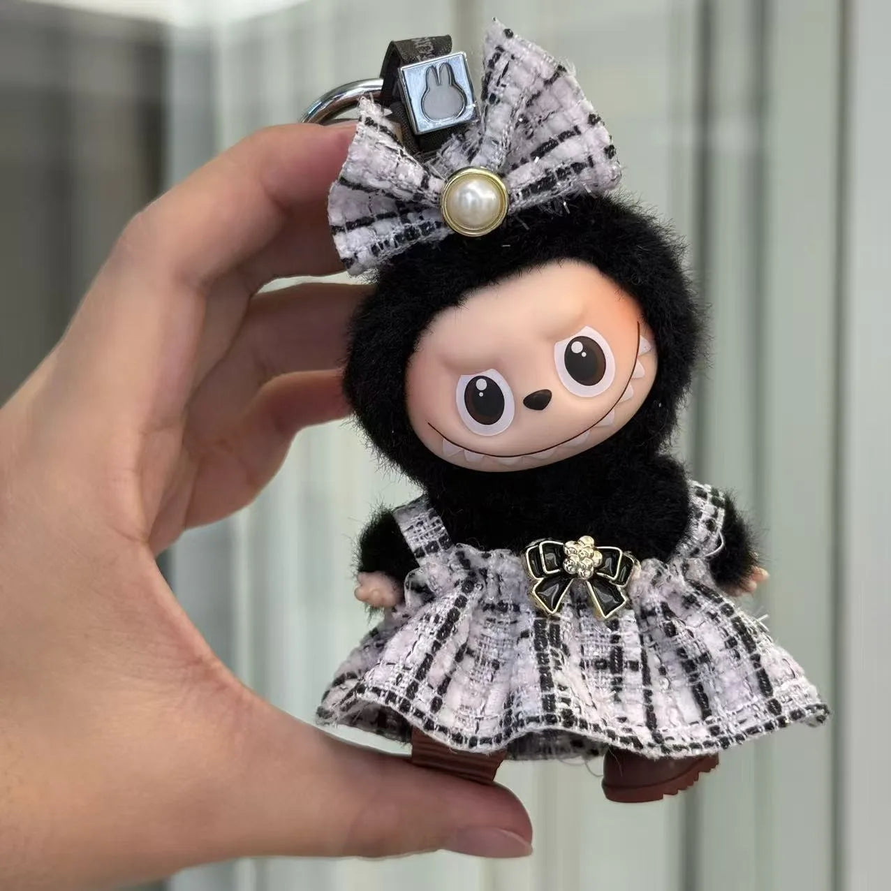 Mini Labubu Clothes Dress Pants Set