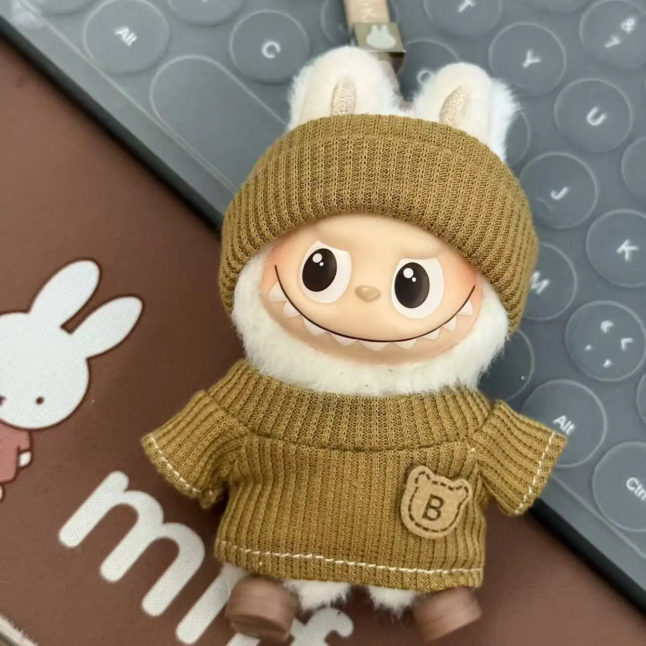 Mini Labubu Clothes Dress Pants Set