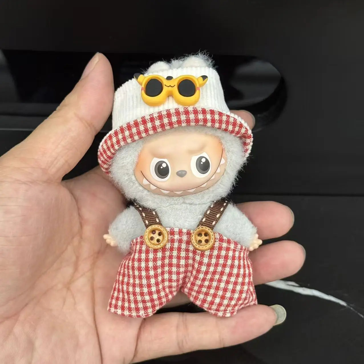 Mini Labubu Clothes Dress Pants Set