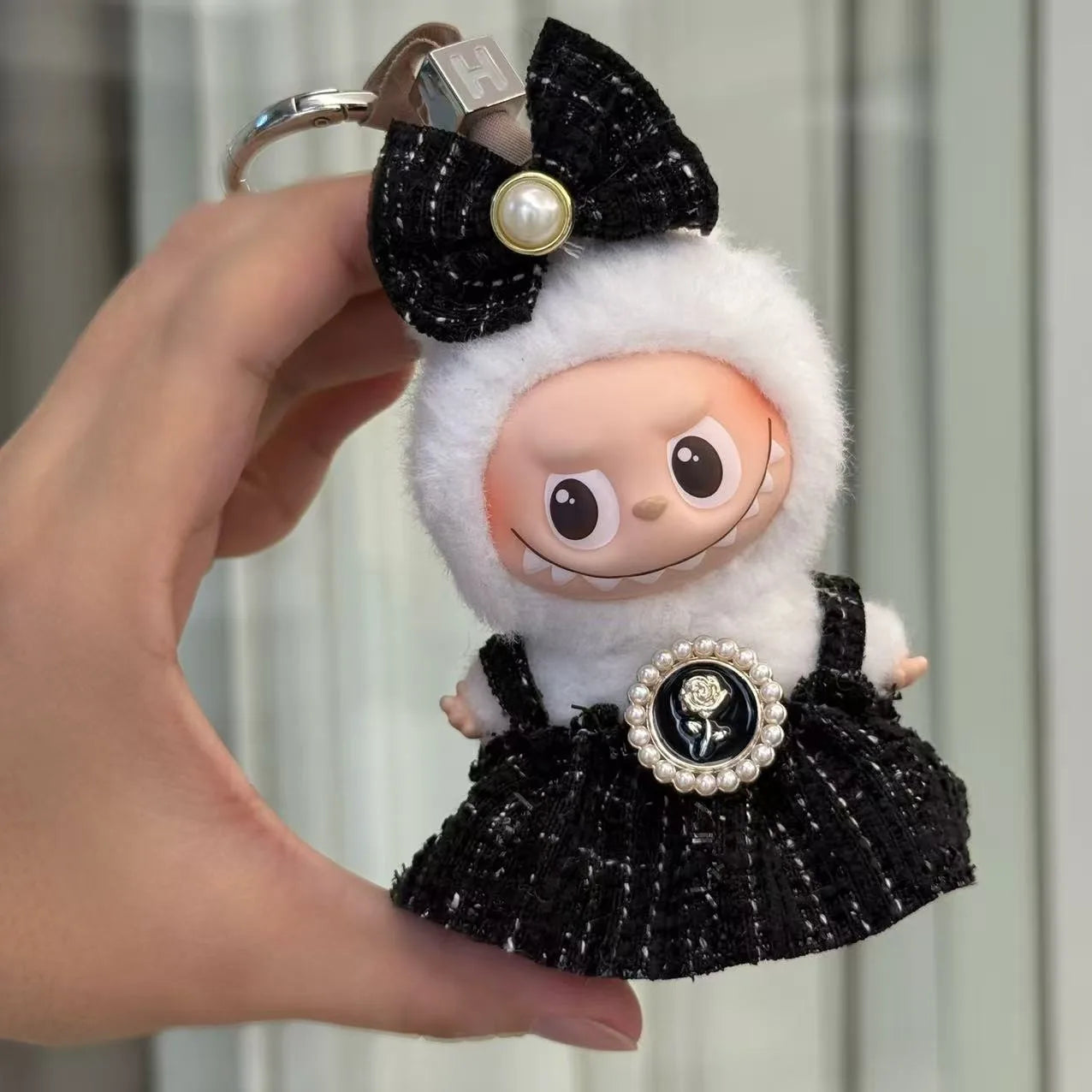 Mini Labubu Clothes Dress Pants Set