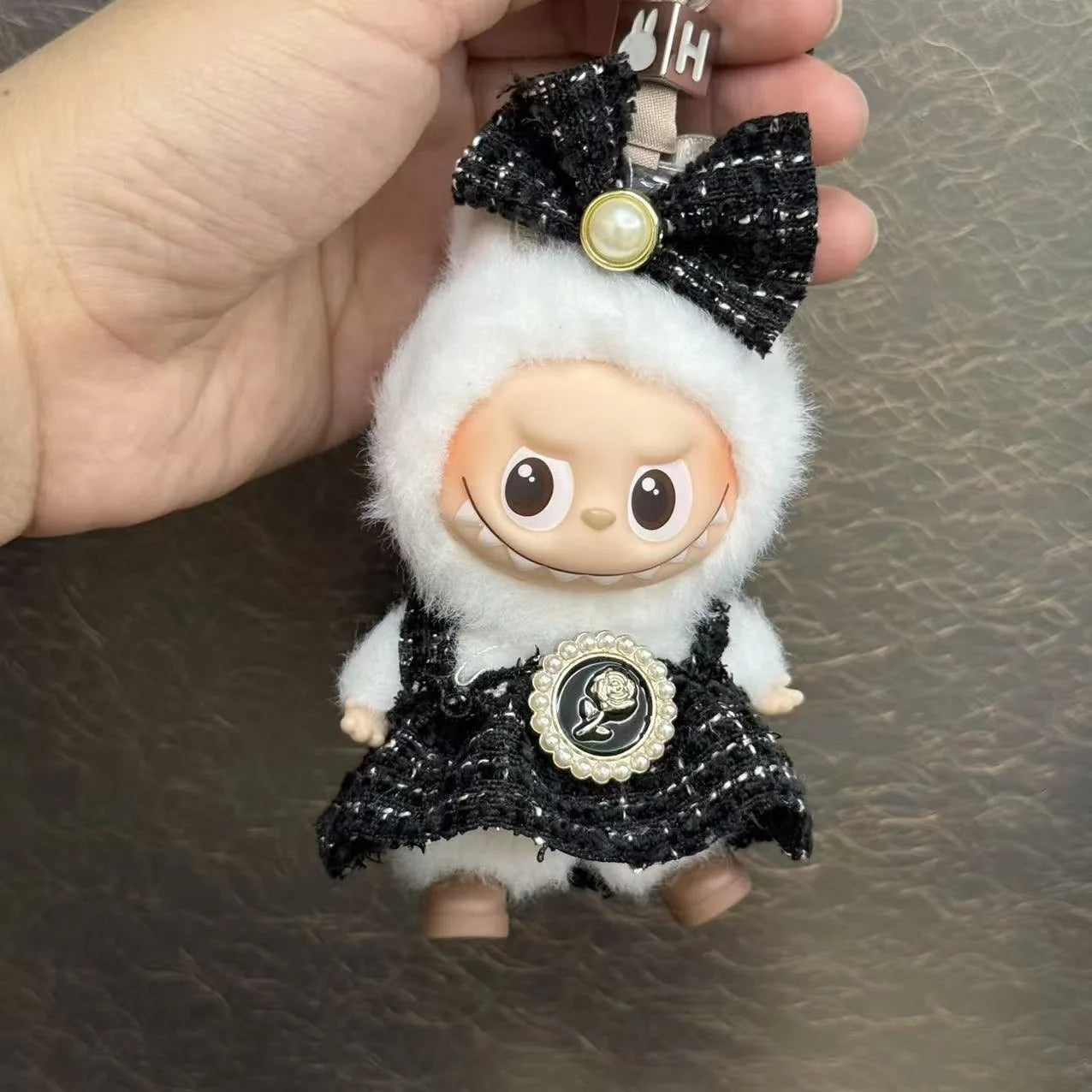 Mini Labubu Clothes Dress Pants Set