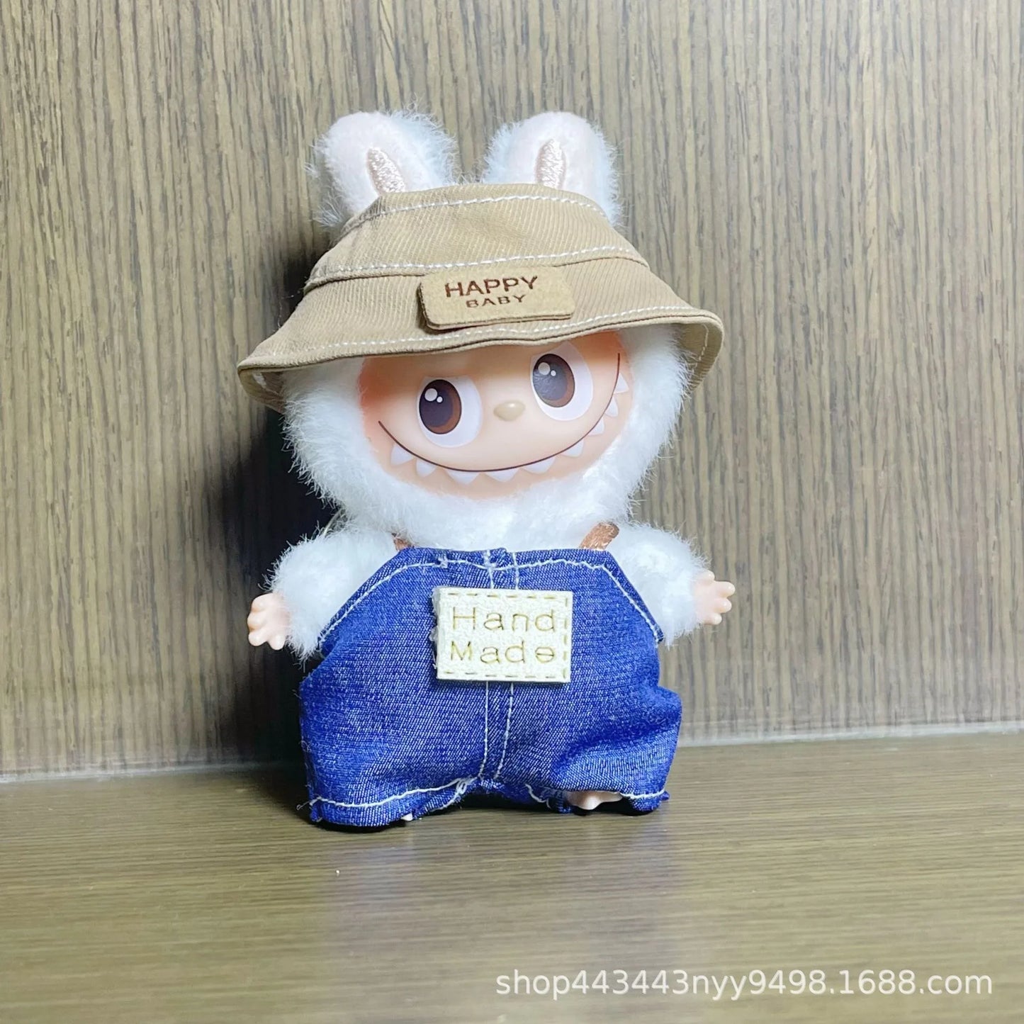 Mini Labubu Clothes Dress Pants Set