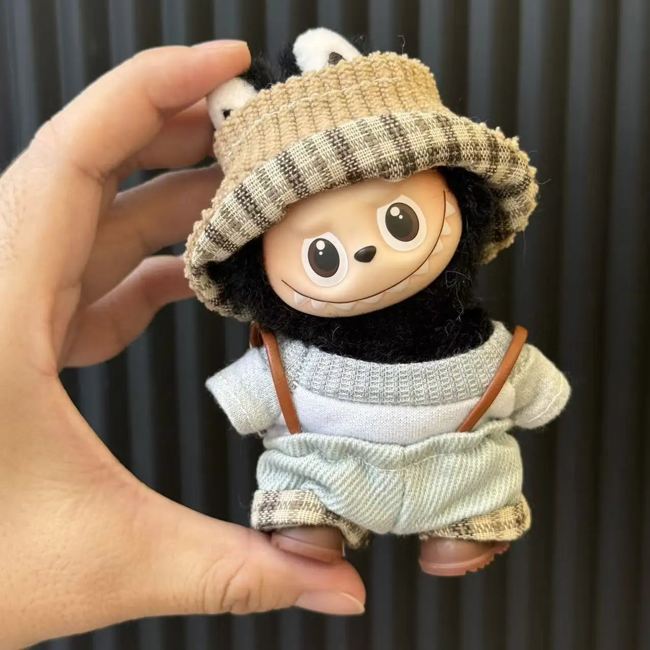 Mini Labubu Clothes Dress Pants Set