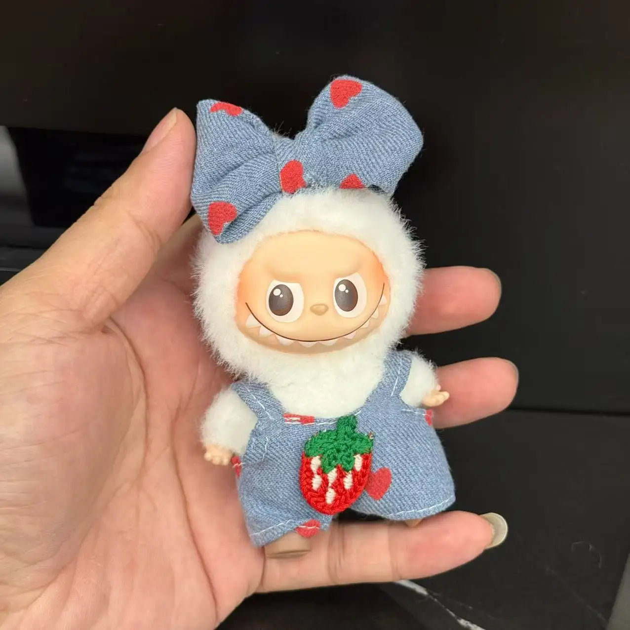 Mini Labubu Clothes Dress Pants Set