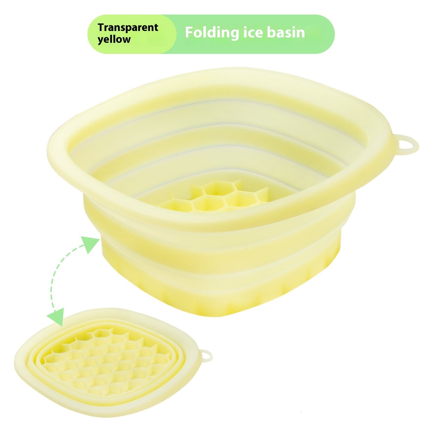 Silicone Folding Basin Ice Tray Ice Facial Care