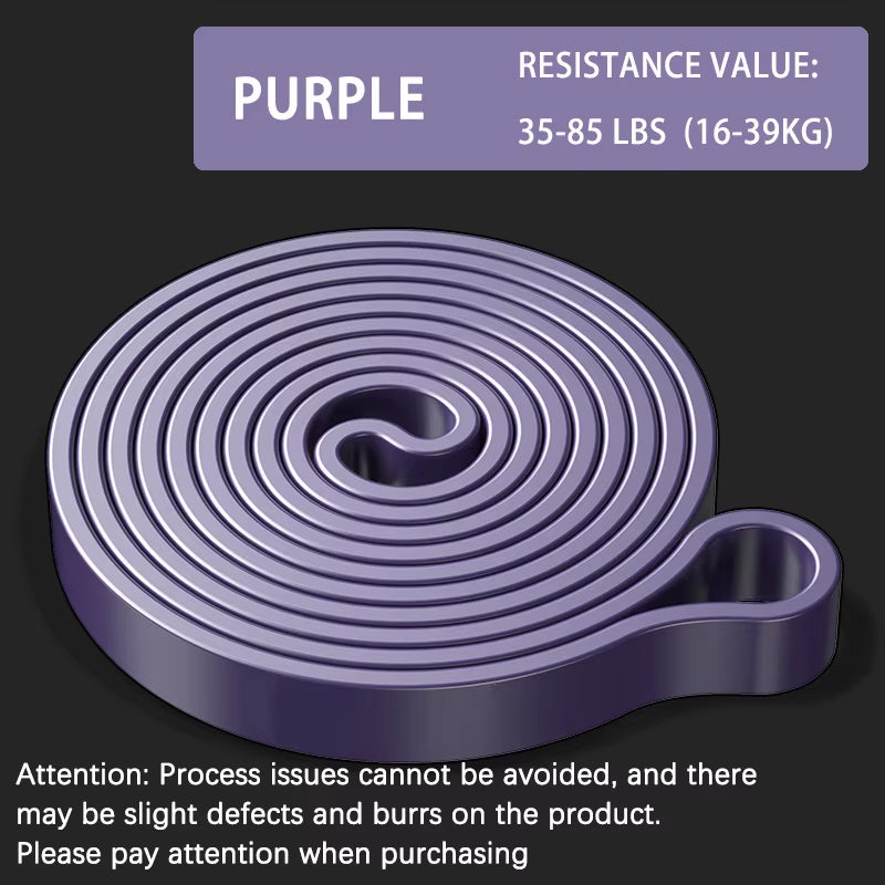Resistance Band Set for Pull-Up Assistance and Stretching - Heavy Duty Exercise Bands for Physical Therapy and Home Workouts