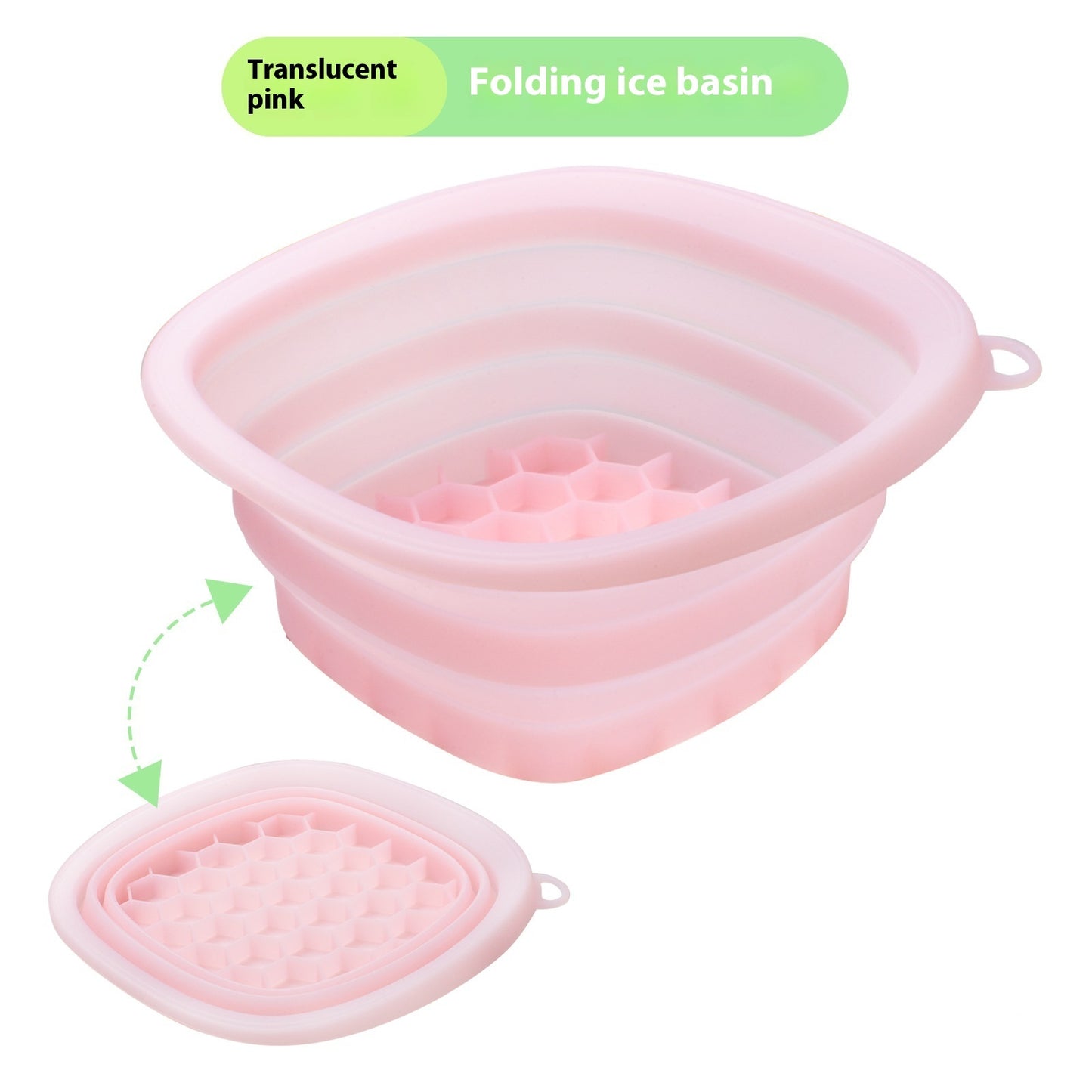 Silicone Folding Basin Ice Tray Ice Facial Care