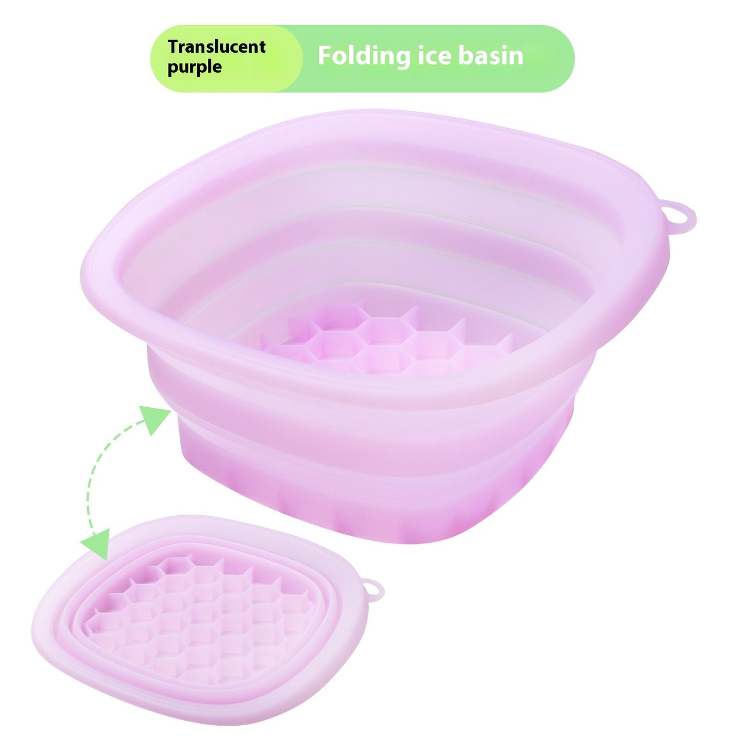 Silicone Folding Basin Ice Tray Ice Facial Care