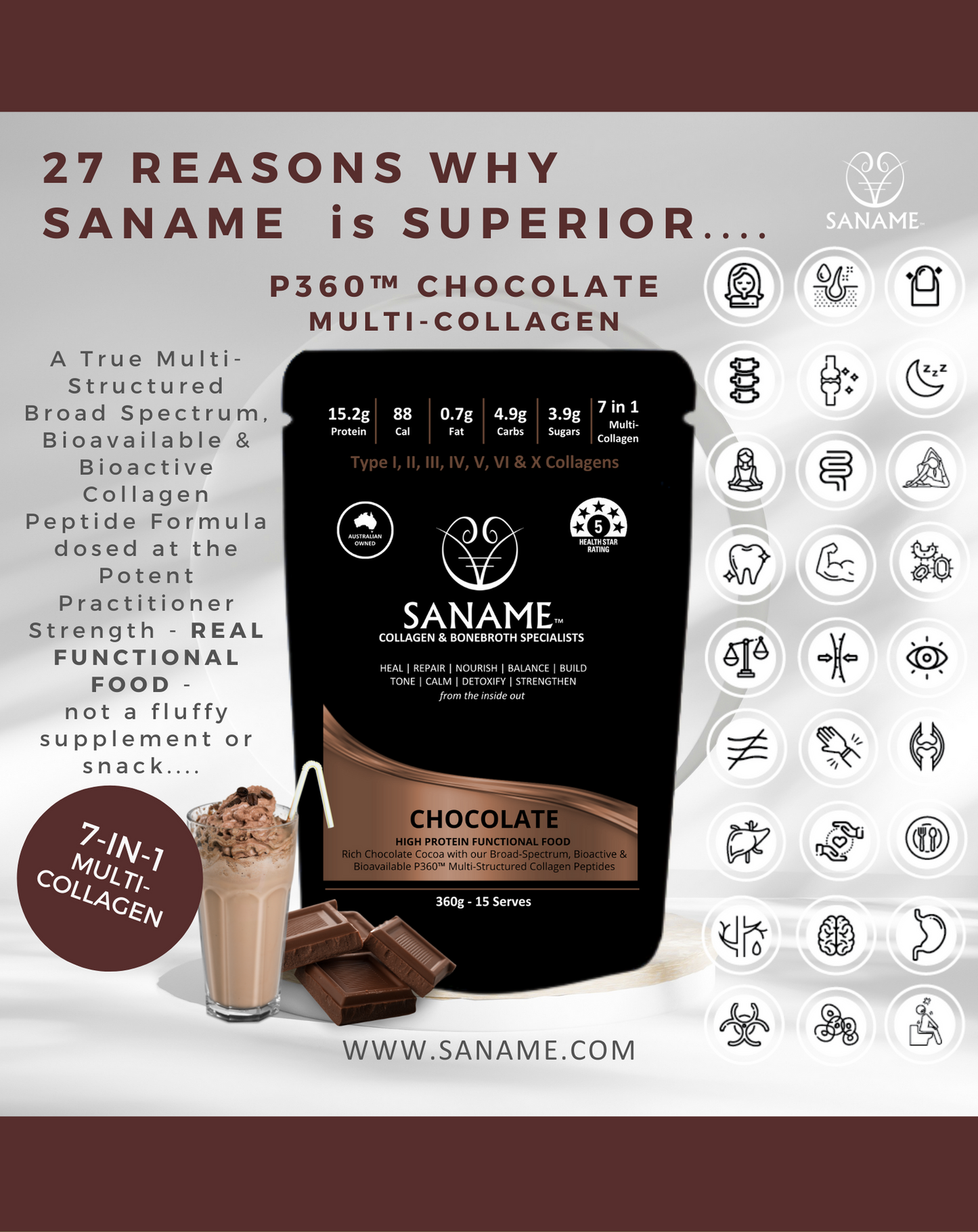 P360™ Chocolate Multi-Collagen
