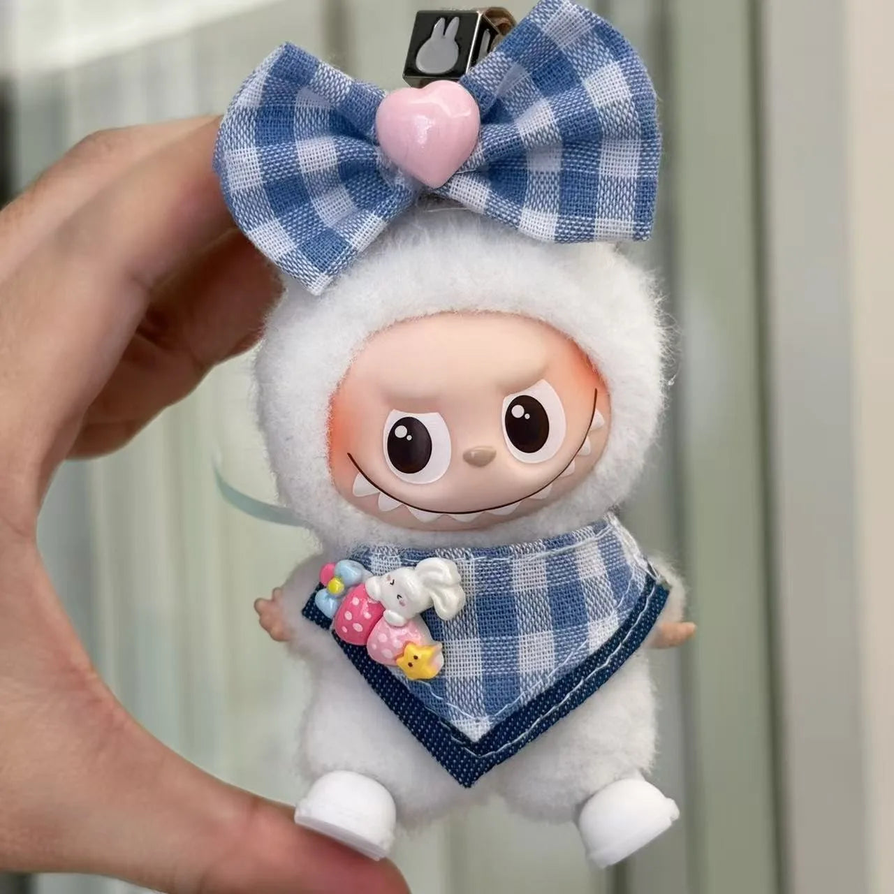 Mini Labubu Clothes Dress Pants Set