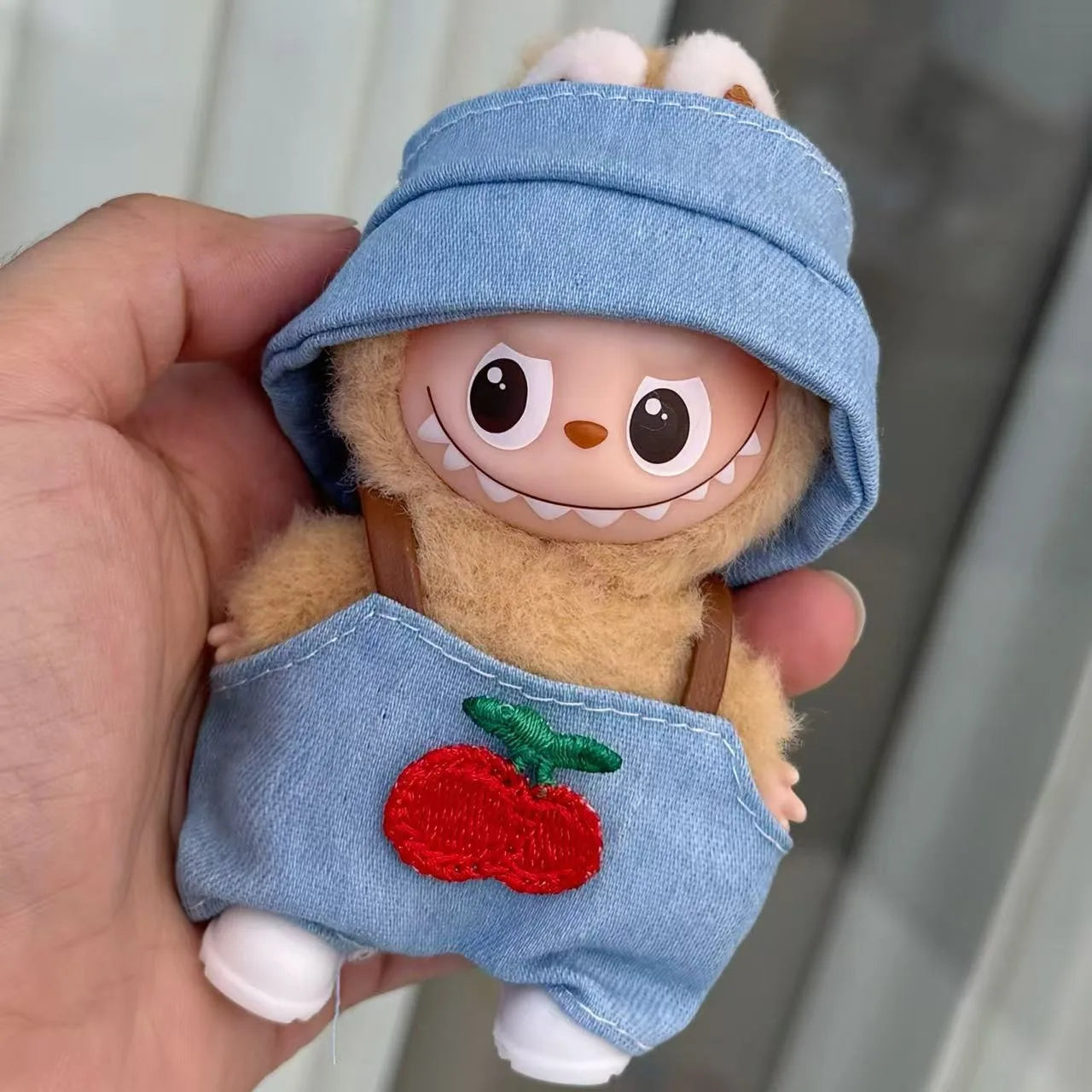 Mini Labubu Clothes Dress Pants Set