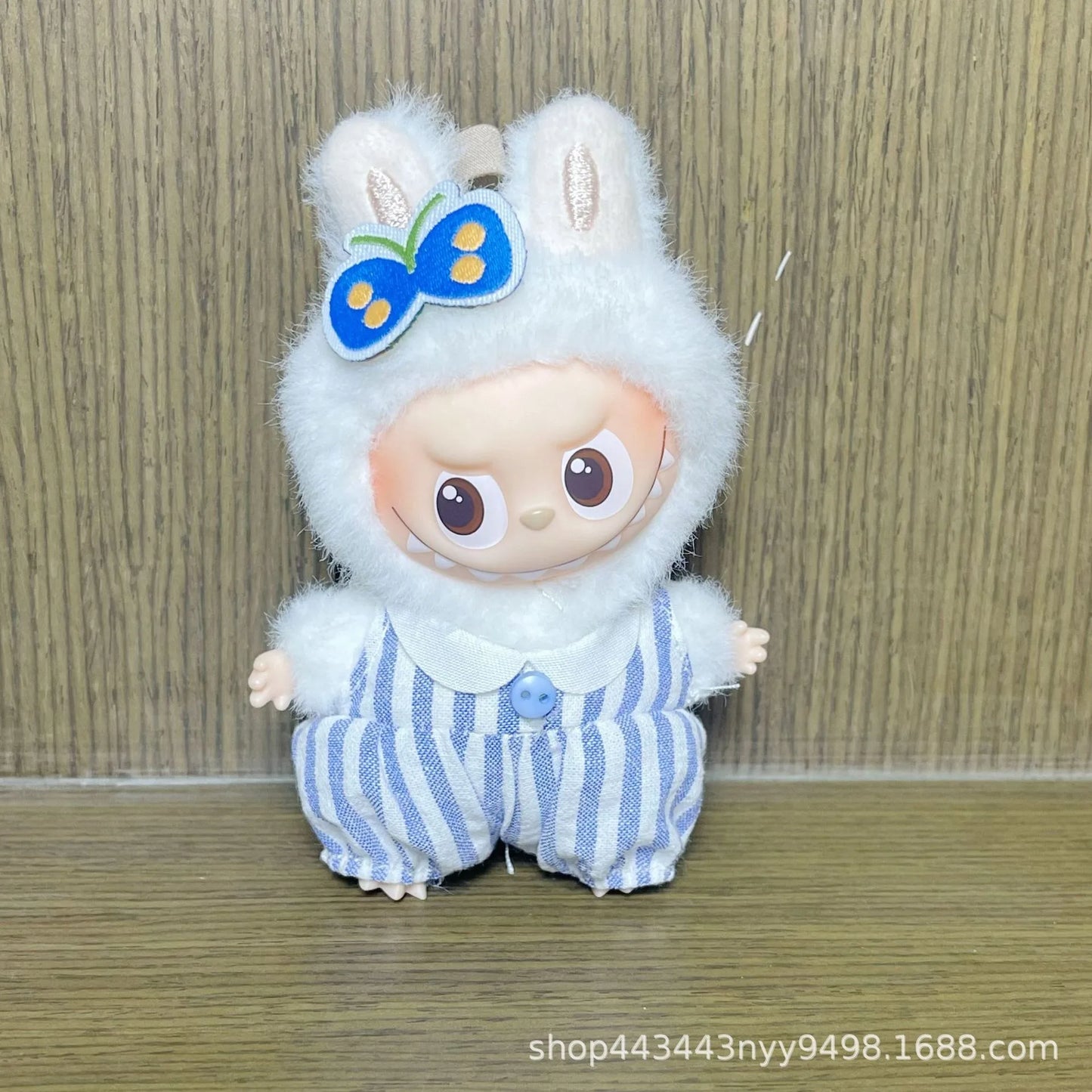 Mini Labubu Clothes Dress Pants Set