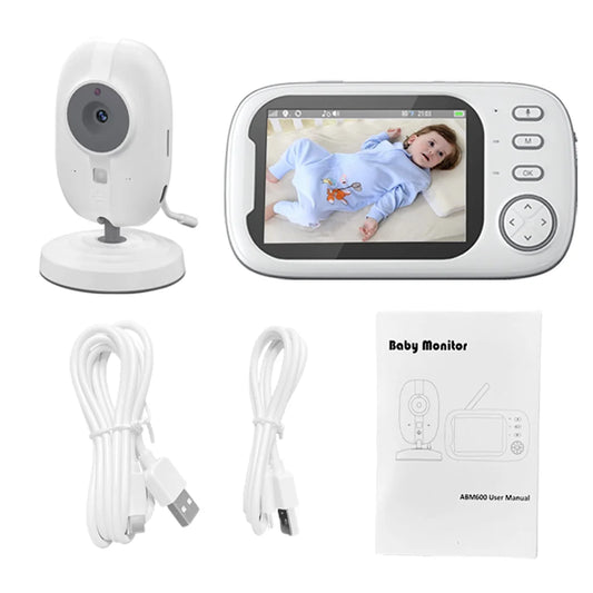 Cdycam 3.5-Inch Wireless Video Baby Monitor with Night Vision, Temperature Monitoring, and Two-Way Audio Communication