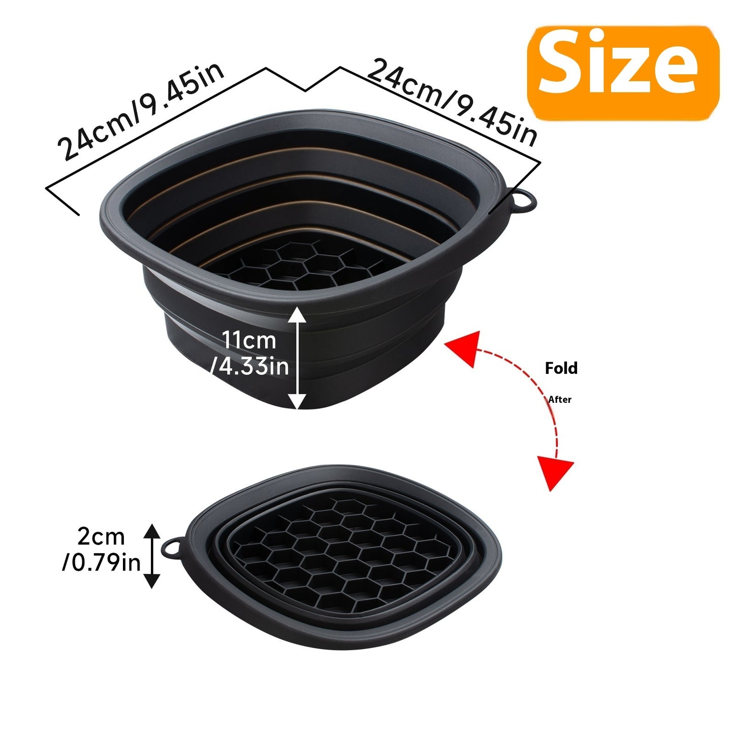 Silicone Folding Basin Ice Tray Ice Facial Care