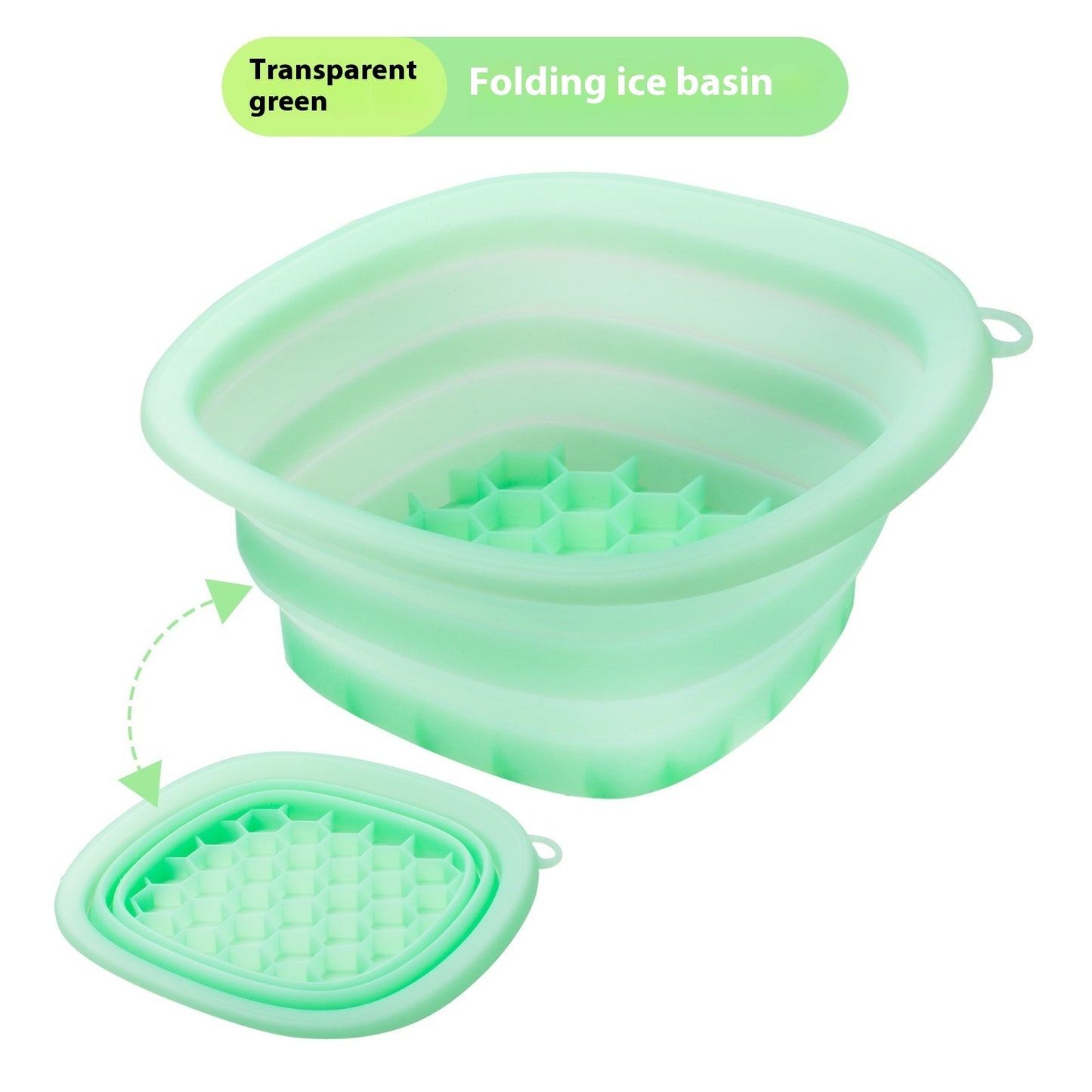 Silicone Folding Basin Ice Tray Ice Facial Care