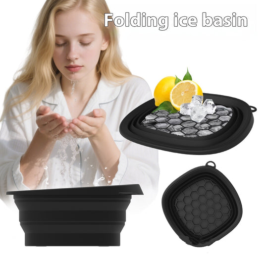 Silicone Folding Basin Ice Tray Ice Facial Care